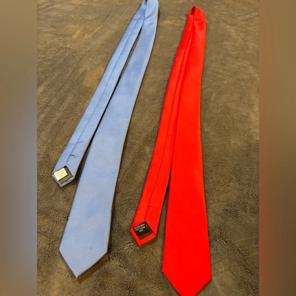 Kids' Red and Blue Ties Set
